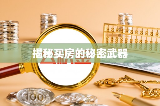 东河揭秘买房的秘密武器
