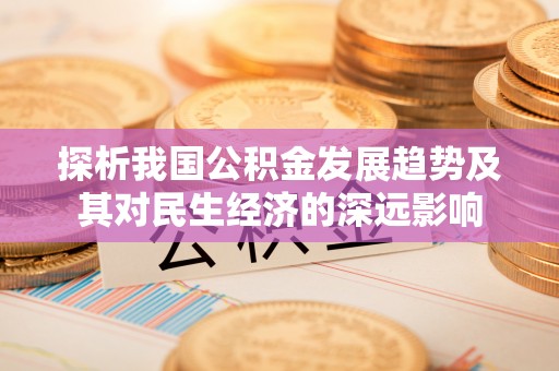 东河探析我国公积金发展趋势及其对民生经济的深远影响