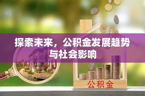 东河探索未来，公积金发展趋势与社会影响