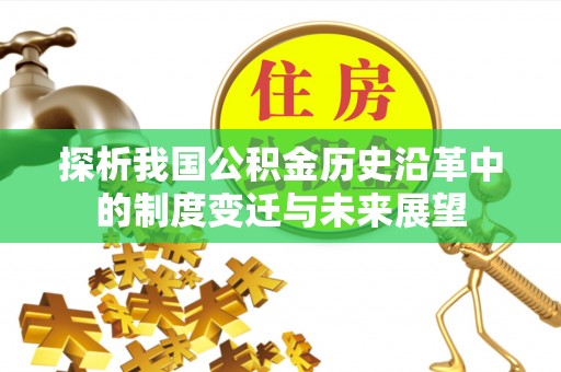 东河探析我国公积金历史沿革中的制度变迁与未来展望